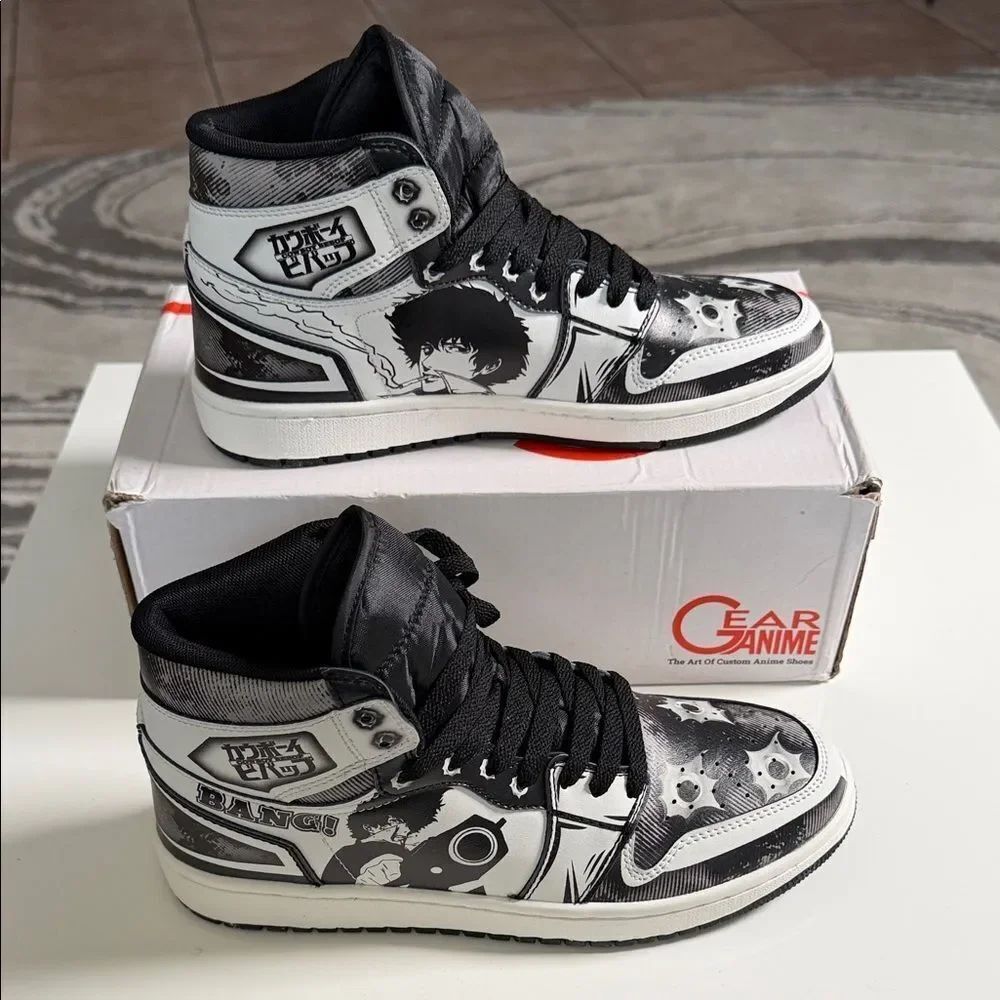 Gear Anime Unisex Cowboy Bebop Sneakers Spike Spiegel Anime Custom Shoes